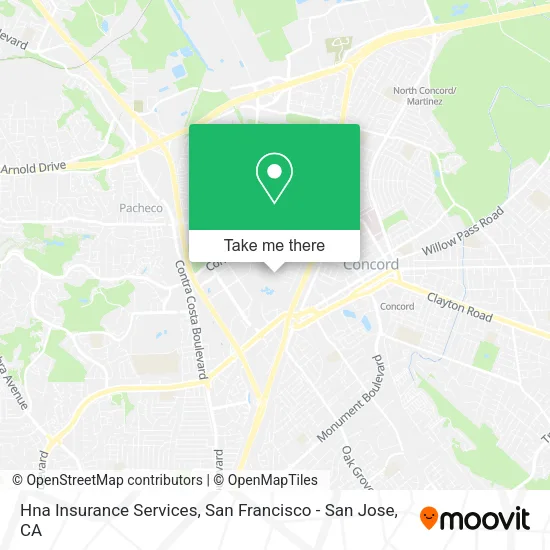 Mapa de Hna Insurance Services