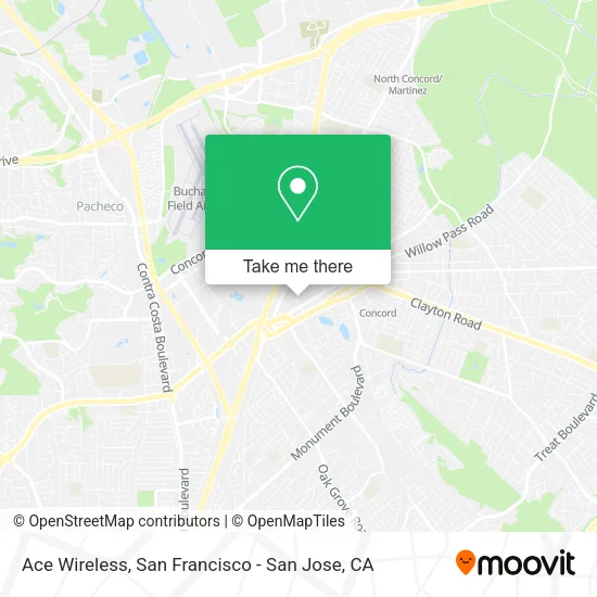 Mapa de Ace Wireless