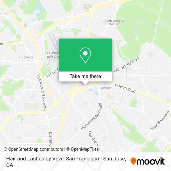 Mapa de Hair and Lashes by Veve