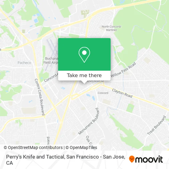 Mapa de Perry's Knife and Tactical