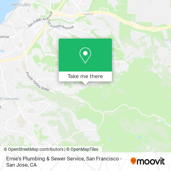 Ernie's Plumbing & Sewer Service map