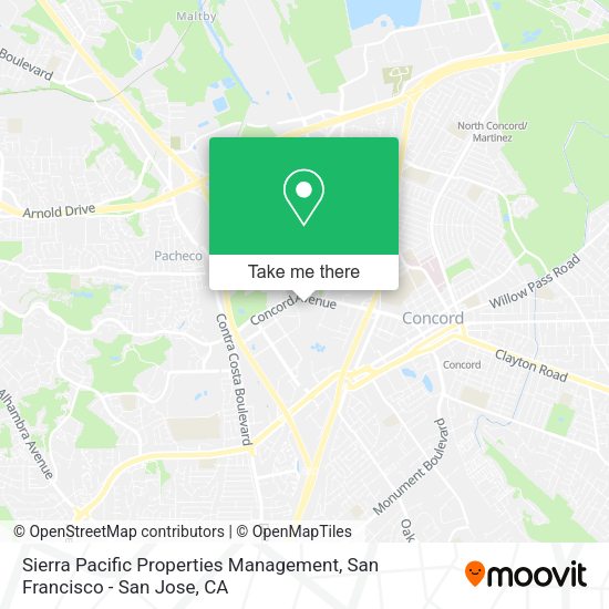 Mapa de Sierra Pacific Properties Management