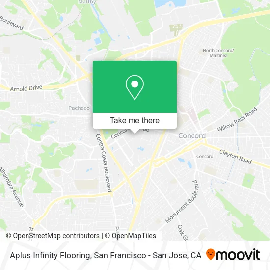Mapa de Aplus Infinity Flooring