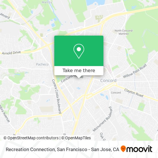 Recreation Connection map