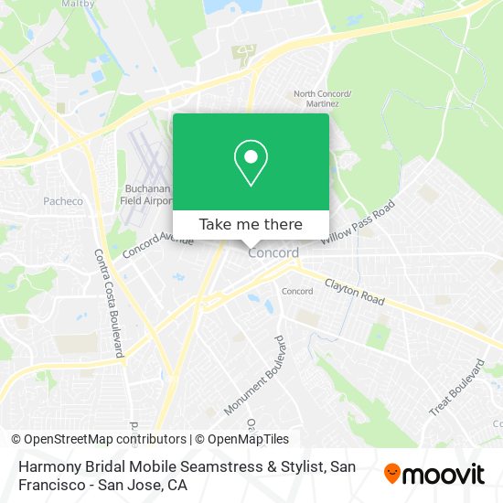 Harmony Bridal Mobile Seamstress & Stylist map