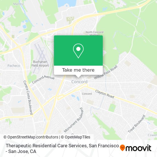Mapa de Therapeutic Residential Care Services