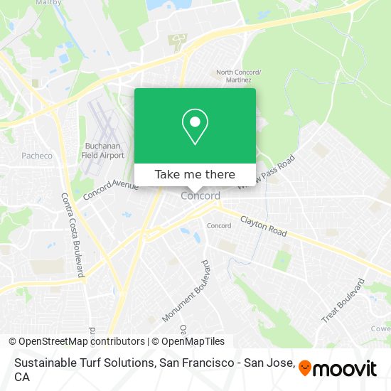 Sustainable Turf Solutions map