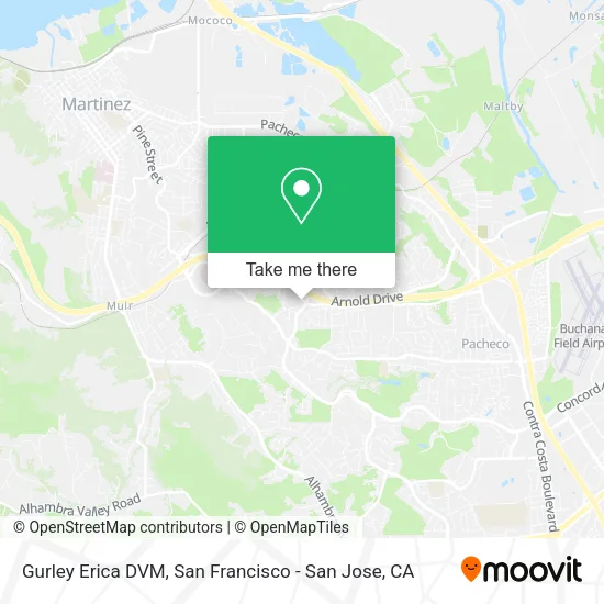 Mapa de Gurley Erica DVM