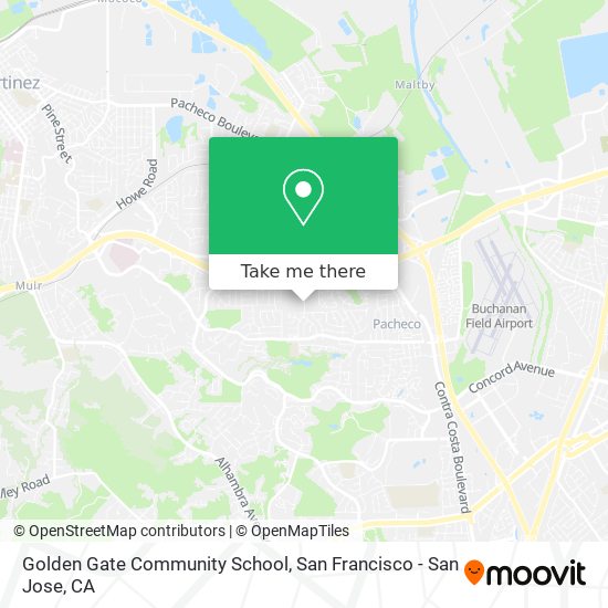 Golden Gate Community School map