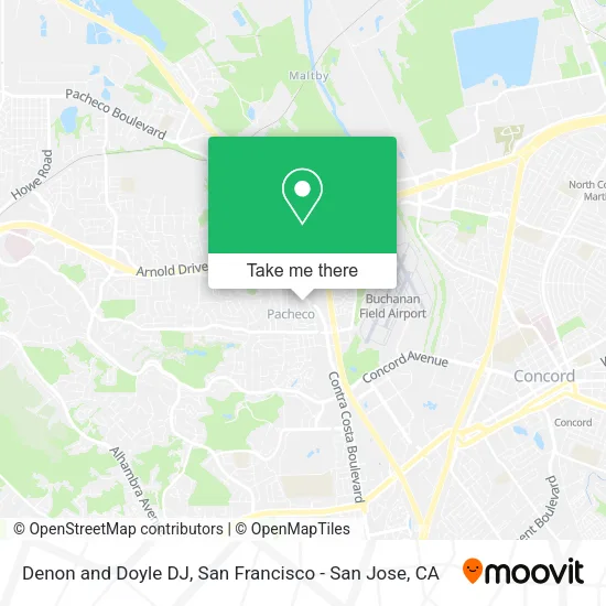 Mapa de Denon and Doyle DJ
