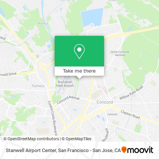 Stanwell Airport Center map