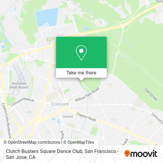 Clutch Busters Square Dance Club map