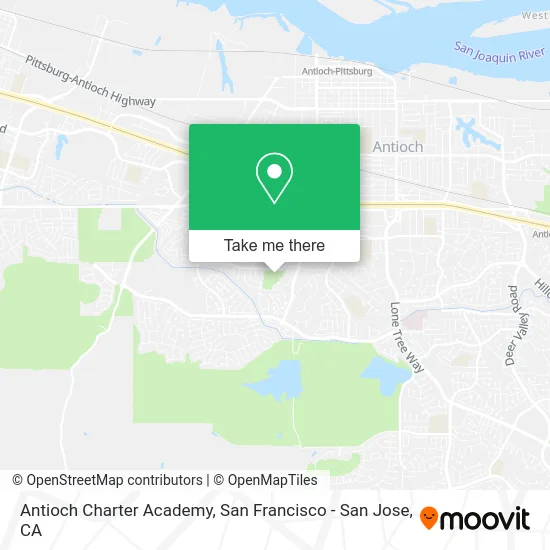 Antioch Charter Academy map