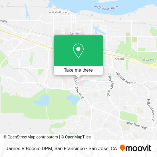 Mapa de James R Boccio DPM