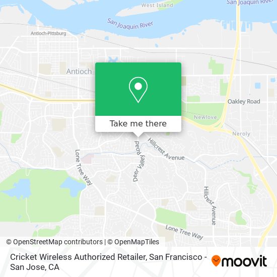 Cricket Wireless Authorized Retailer map