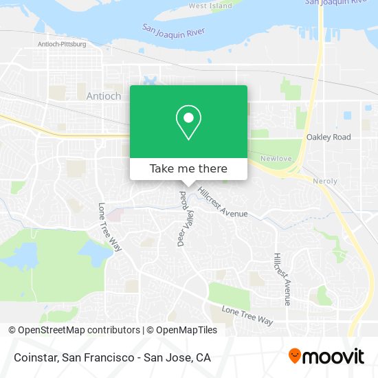 Coinstar map