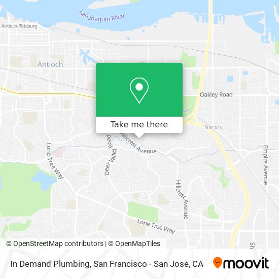 Mapa de In Demand Plumbing