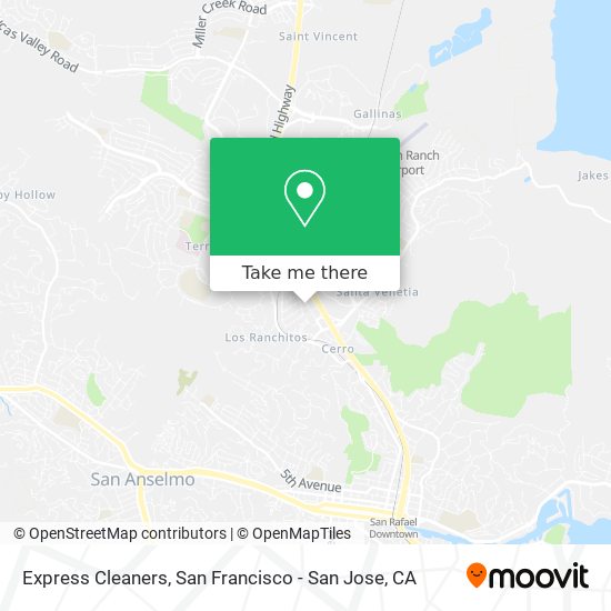 Express Cleaners map