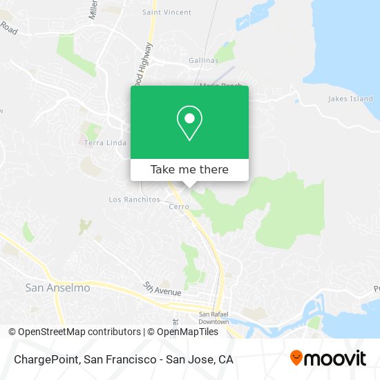 Mapa de ChargePoint