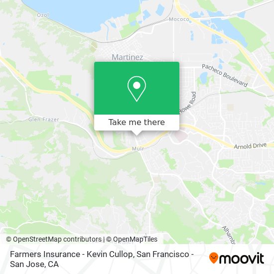 Mapa de Farmers Insurance - Kevin Cullop