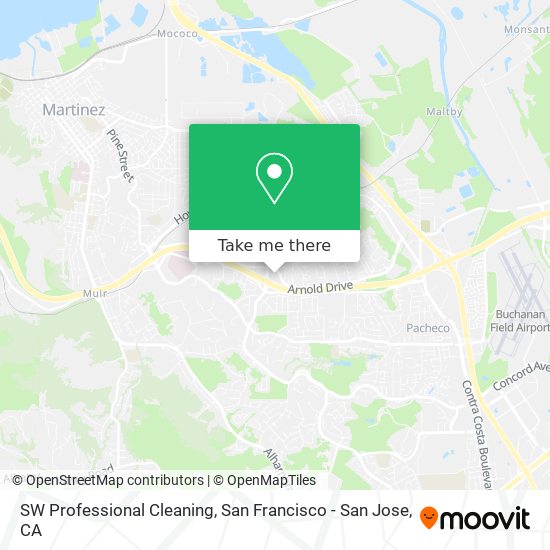 Mapa de SW Professional Cleaning