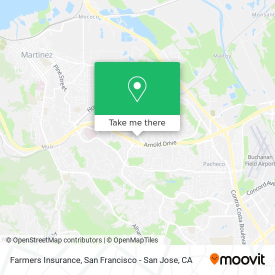 Farmers Insurance map