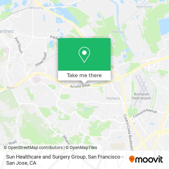 Sun Healthcare and Surgery Group map