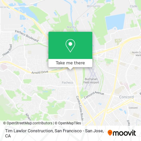 Tim Lawlor Construction map