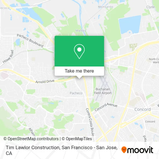 Mapa de Tim Lawlor Construction