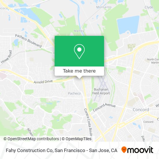 Fahy Construction Co map