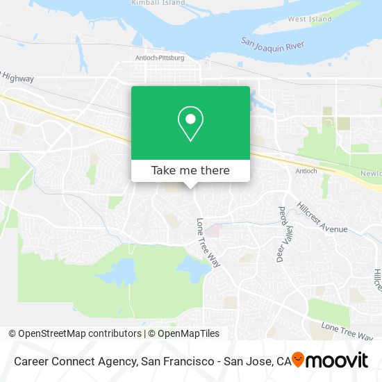 Career Connect Agency map