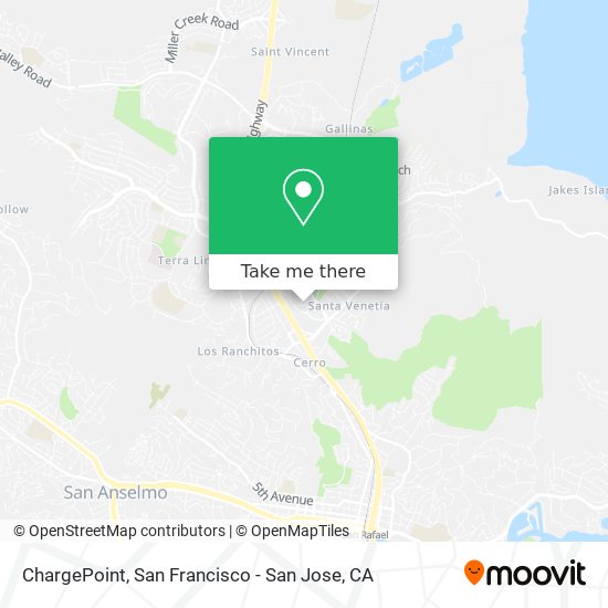 Mapa de ChargePoint