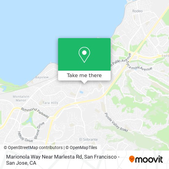 Mapa de Marionola Way Near Marlesta Rd