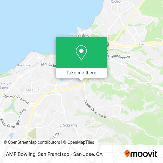 AMF Bowling map