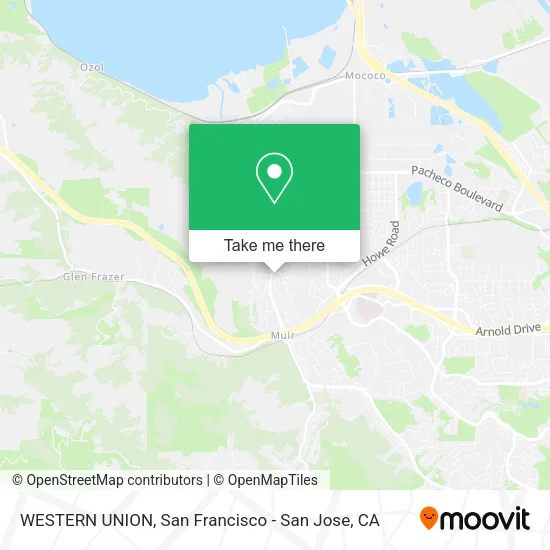 Mapa de WESTERN UNION