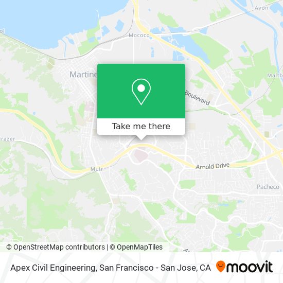 Apex Civil Engineering map