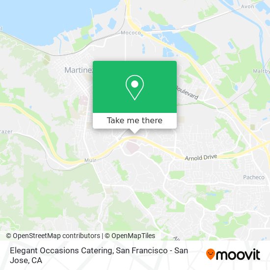 Elegant Occasions Catering map