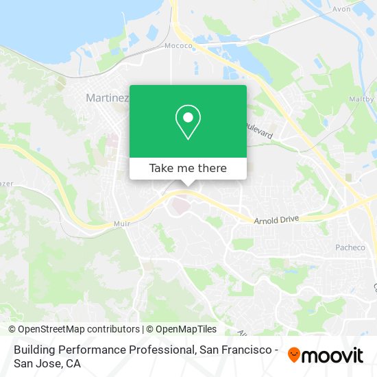 Building Performance Professional map