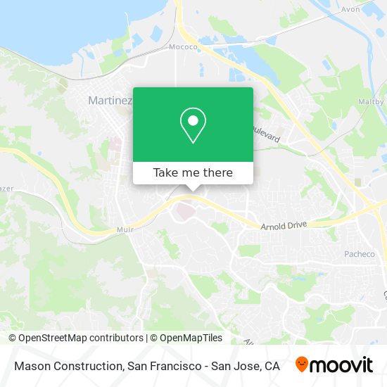 Mapa de Mason Construction