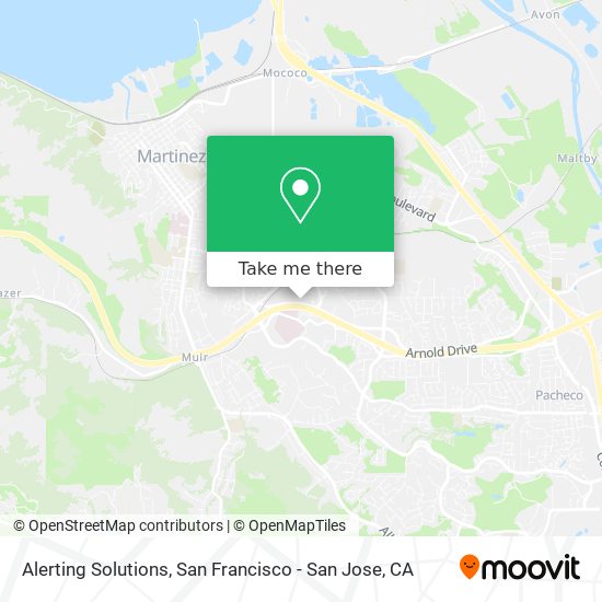 Alerting Solutions map