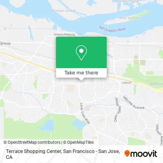 Terrace Shopping Center map