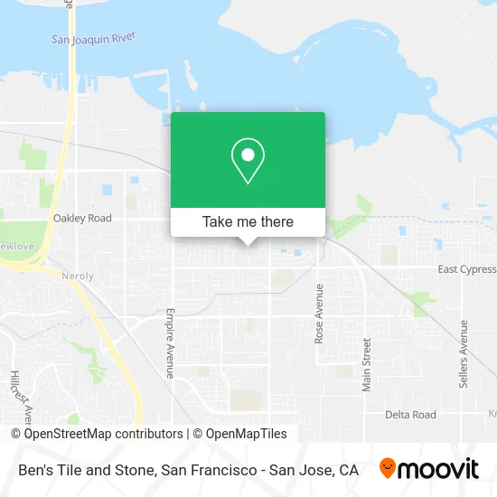 Ben's Tile and Stone map