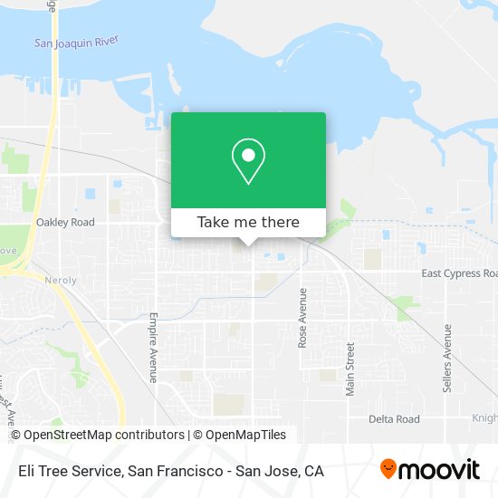 How to get to Eli Tree Service in Oakley by Bus or BART?