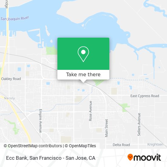 How to get to Ecc Bank in Oakley by Bus or BART?