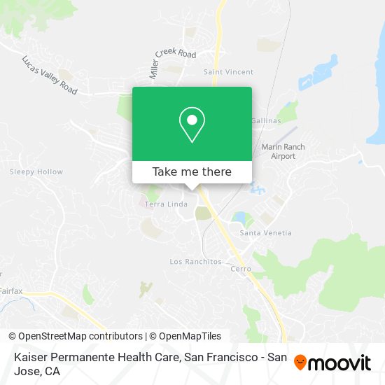 Kaiser Permanente Health Care map