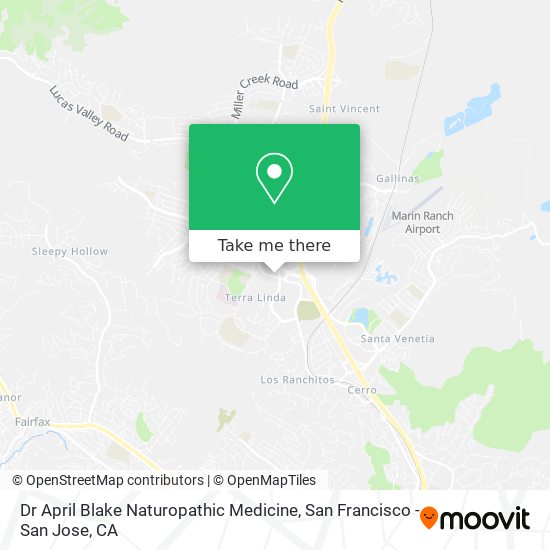 Dr April Blake Naturopathic Medicine map