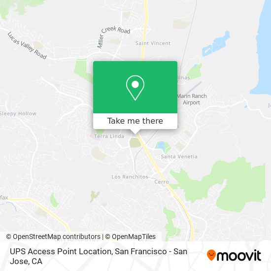 Mapa de UPS Access Point Location