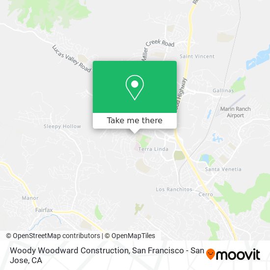 Woody Woodward Construction map