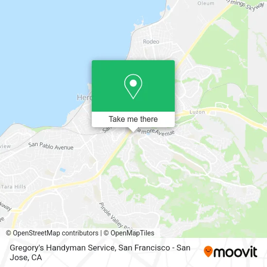 Gregory's Handyman Service map