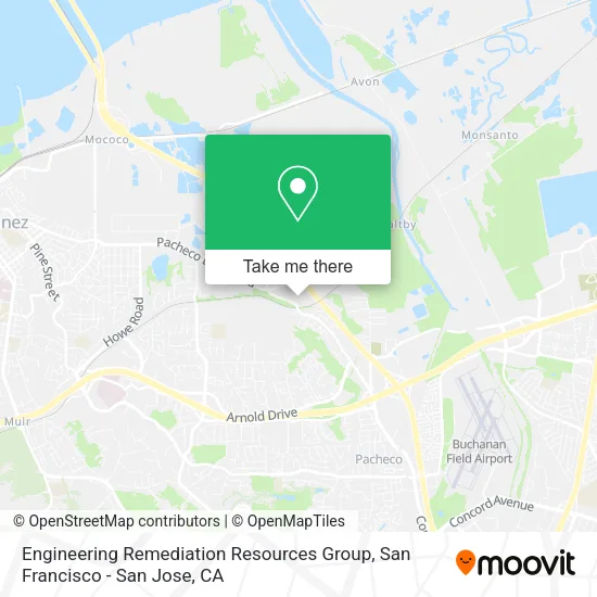 Engineering Remediation Resources Group map